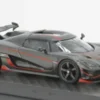 Tarmac Works Koenigsegg Agera RS, carbon/rot, 1:64, Outlet