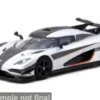 Tarmac Works Koenigsegg One:1, silber/schwarz, 1:64, New