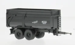 Herpa Krampe Big Body 650 Hinterkipper mit Silageaufsatz, schwarz, 1:87, Best