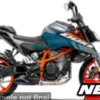 Maisto KTM 390 Duke, blau/orange, 1:12, New