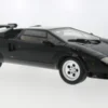 KK Scale Lamborghini Countach LP 5000S QV, schwarz, 1985, 1:12, New