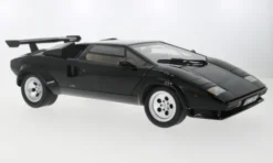 KK Scale Lamborghini Countach LP 5000S QV, schwarz, 1985, 1:12, New