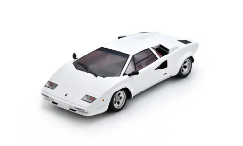 Spark Lamborghini Countach 5000 QV, weiss, 1:18, Hot
