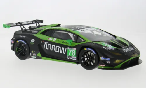 Top Speed Lamborghini Huracan GT3 Evo2, IMSA, 24h Daytona, 2023, Forte Racing, #78, M.Goikhberg/B.Hites, 1:18, Hot