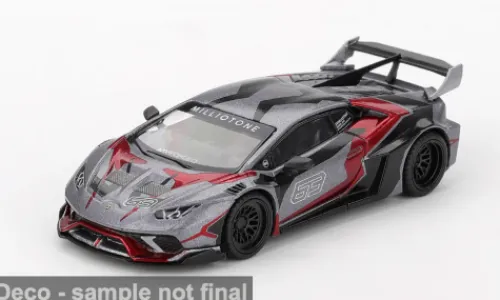 Mini GT Lamborghini Huracan GT Ronin, grau/rot, 2025, 1:64, Clearance