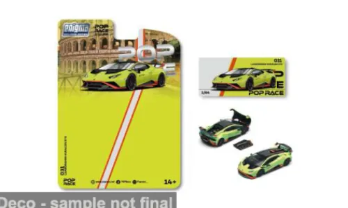 Pop Race Lamborghini Huracan STO, hellgrün, Enigma Exclusive, 1:64, Clearance