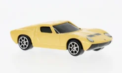 Maisto Lamborghini Miura, gelb, 1966, 1:64, New