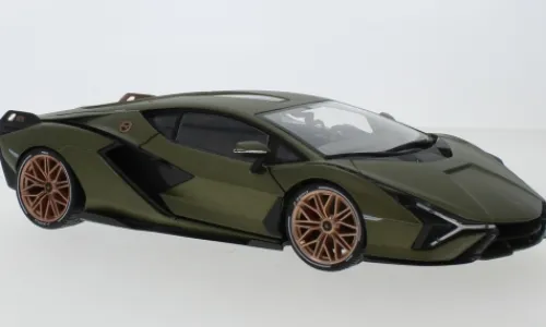 Bburago Lamborghini Sian FKP 37, oliv, 2019, 1:18, Hot