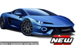 Bburago Lamborghini Temerario, blau, 1:43, Best