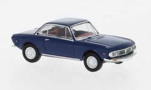 Brekina Lancia Fulvia Coupe, dunkelblau, 1970, 1:87, Hot