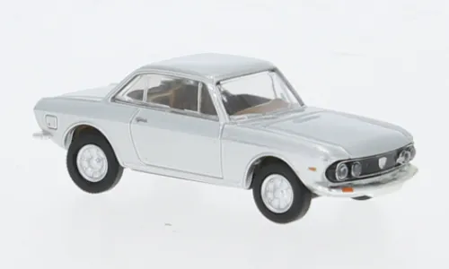 Brekina Lancia Fulvia Coupe, silber, 1970, 1:87, Discount