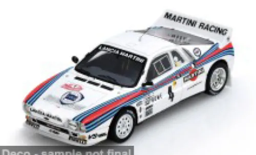 Spark Lancia 037 Rally, Rally Monte Carlo, 1983, #4, A.Markku/K.Ilkka, 1:43,