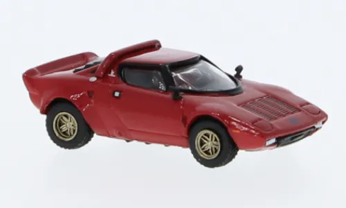 Brekina Lancia Stratos HF, rot, 1975, 1:87, New