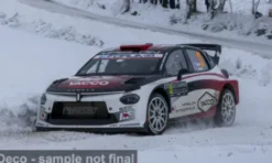 IXO Lancia Ypsilon Rally2 HF Integrale, Rallye Monte Carlo, 2026, #21, Y.Rossel/A.Dunand, 1:43,