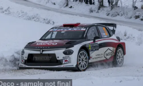IXO Lancia Ypsilon Rally2 HF Integrale, Rallye Monte Carlo, 2026, #21, Y.Rossel/A.Dunand, 1:18,