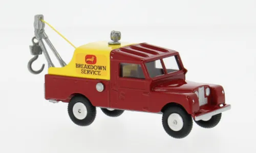 Corgi Land Rover Breakdown Truck, rot/gelb, 1:43, Best