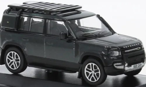 Oxford Land Rover Defender 110 Explorer, schwarz, 1:76, New