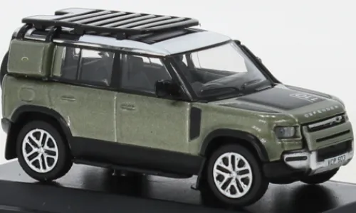 Oxford Land Rover Defender 110 Explorer, grün, 1:76, Outlet