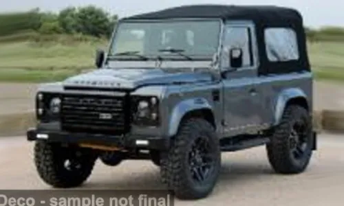 Solido Land Rover Defender 90, silber, 1:18, New