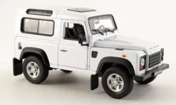 Welly Land Rover Defender, weiss, 1:24, Outlet