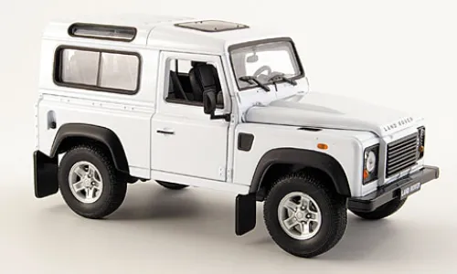 Welly Land Rover Defender, weiss, 1:24, Outlet