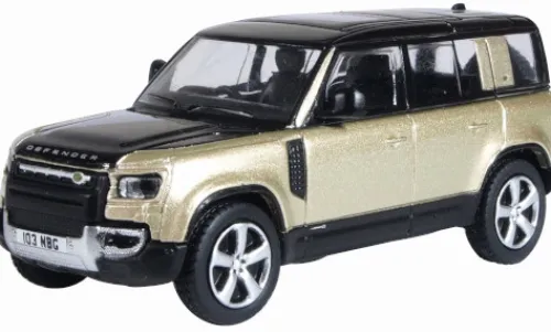 Oxford Land Rover Defender 110X (L663), braun/schwarz, 2020, 1:76, Outlet