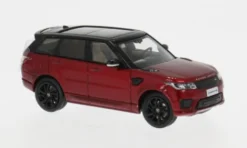 WhelArt Land Rover Range Rover Sport, rot/schwarz, 2005, 1:64,