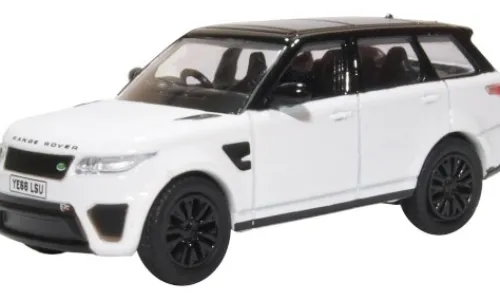 Oxford Land Rover Range Rover Sport SVR, weiss/schwarz, 1:76,