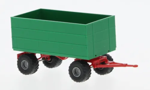 Wiking - Landwirtschaftlicher Anhänger, grün/rot, 1:87, Outlet