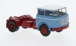 Brekina LIAZ 706 SZM, blau/dunkelrot, 1976, 1:87, Discount