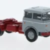 Brekina LIAZ 706 SZM, grau/dunkelrot, 1976, 1:87, New