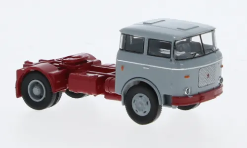 Brekina LIAZ 706 SZM, grau/dunkelrot, 1976, 1:87, New