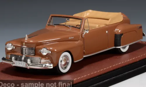 GLM Lincoln Continental, dunkelbeige, 1942, 1:43, Hot