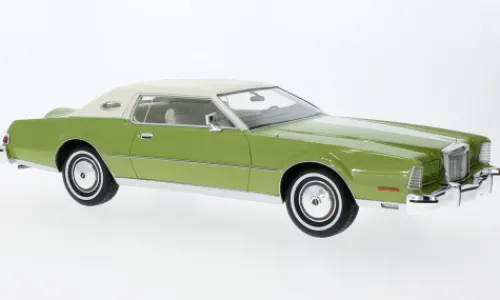 BoS-Models Lincoln Continental Mark IV, grün/weiss, 1974, 1:18, Hot