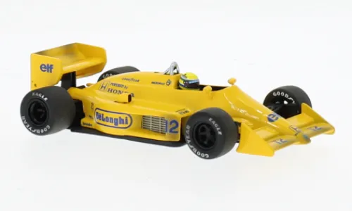 Minichamps Lotus Honda 99T, Formel 1, GP Monaco, 1987, Camel, #12, A.Senna, 1:43, New
