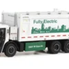 Greenlight Mack LR Electric Rear Loader Refuse Truck, weiss/Dekor, 2021, 1:64, Outlet