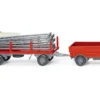 Wiking Magirus Gerüstbau-Hängerzug, rot, 1970, 1:87,