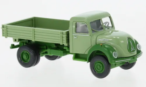 Wiking Magirus Pritschenkipper, hellgrün, 1957, 1:87, Discount