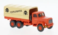Wiking Magirus Pritschen-LKW, hellrot, 1958, 1:87, Outlet
