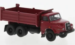 Brekina MAN 26.280 DHAK, dunkelrot/schwarz, 1972, 1:87, Clearance