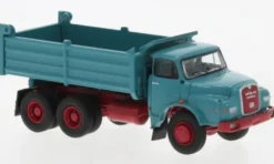 Brekina MAN 26.280 DHAK, türkis/rot, 1972, 1:87,
