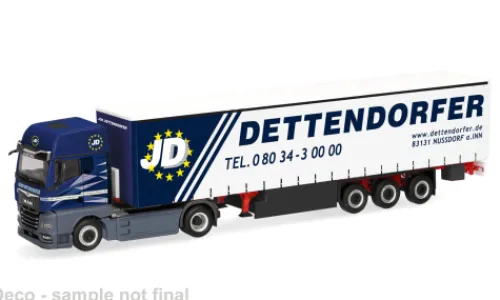 Herpa MAN eTGX GX, Dettendorfer, 1:87,