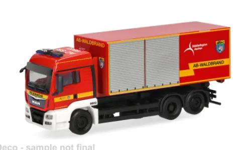 Herpa MAN TGS LX Wechsellader, Feuerwehr Städteregion Aachen, 1:87, Best