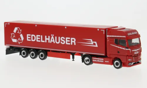 Herpa MAN TGX GX, rot, Edelhäuser, 1:87, Sale