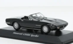 Maxichamps Maserati Ghibli Spyder, schwarz, 1969, 1:43, Best