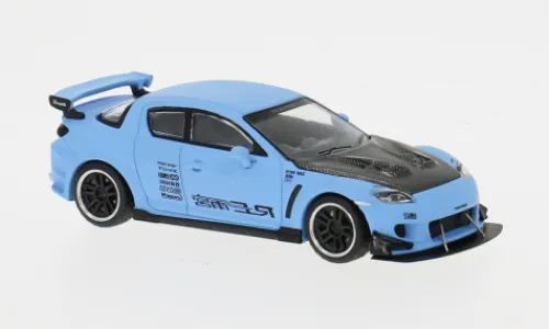 Pop Race Mazda RX-8 by RE Amemiya, hellblau, 1:64, Hot