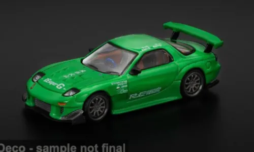 Pop Race Mazda RX7 (FC3S) Re-Amemiya, grün, 1:64,