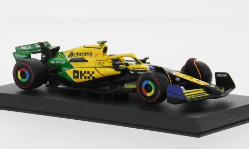 Bburago McLaren MCL38, Formel 1, GP Monaco, 2024, McLaren F1 Team, #4, L.Norris, 1:43, Outlet