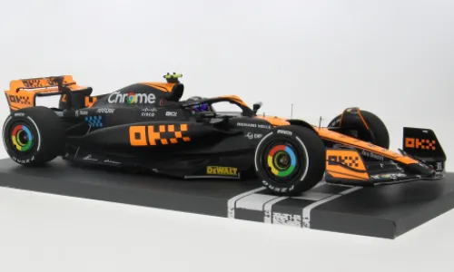 Minichamps McLaren MCL60, Formel 1, GP Singapur, 2023, McLaren F1 Team, #4, L.Norris, 1:18, New