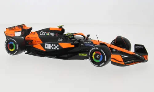 Bburago McLaren MCL38, Formel 1, 2024, #4, L.Norris, 1:24, Hot
